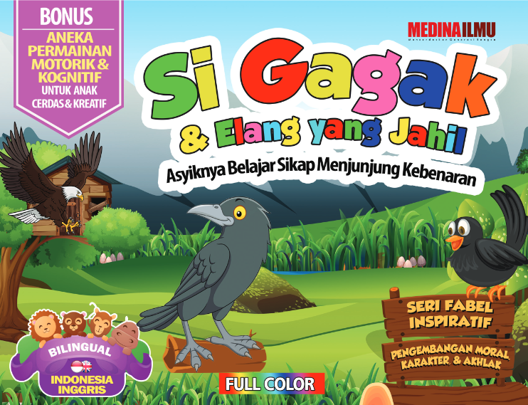 Seri Fabel Inspiratif Si Gagak dan Elang yang jahil